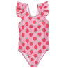 Swimsuit with strawberry pattern (18 months-5 years)