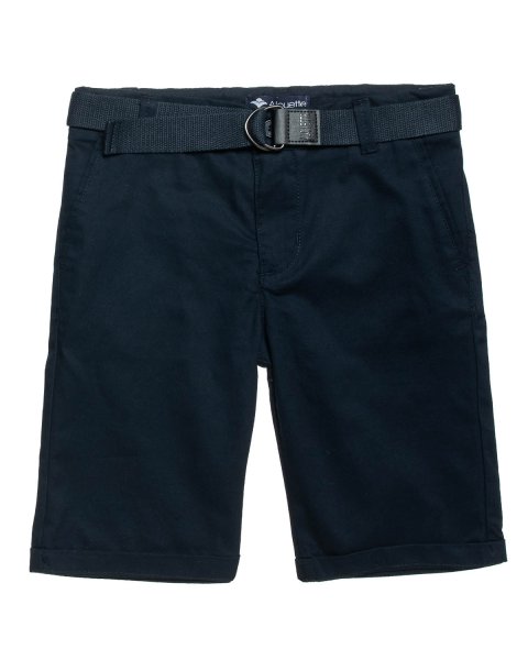 Shorts chinos with belt (12 months-5 years)