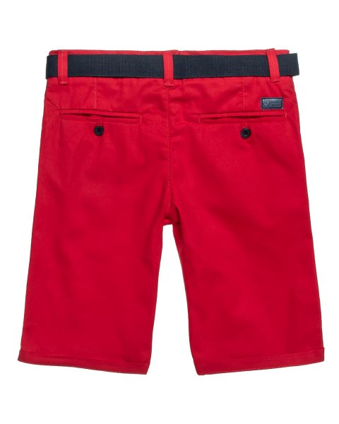 Shorts chinos with belt (6-14 years)
