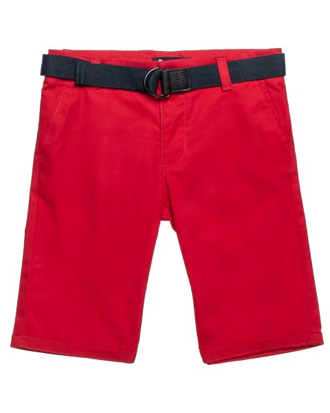 Shorts chinos with belt (12 months-5 years)
