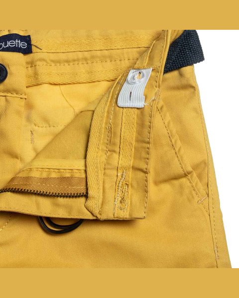 Shorts chinos with belt (6-14 years)