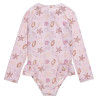 Swimsuit with zipper and ruffles (6-14 years)