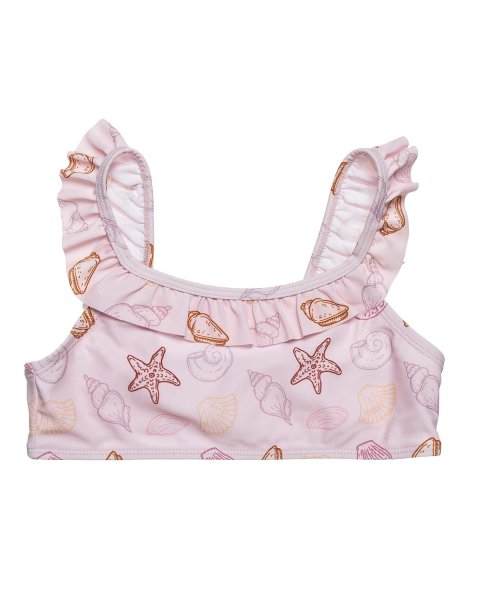 Bikini set with ruffles and hat (6-14 years)