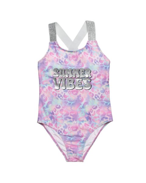 Swimsuit with glitter details (6-16 years)