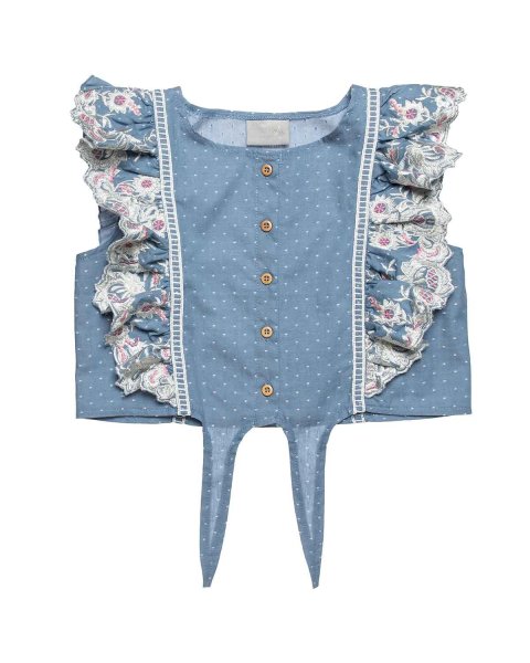 Top with embroidery elements (6-14 years)