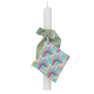 Easter Candle Make-A-Wish keyring purse