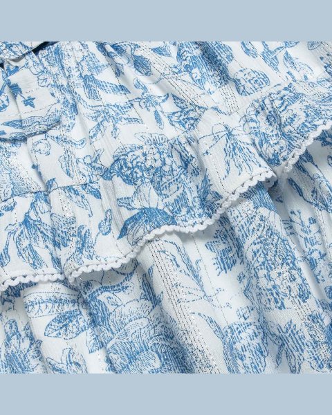 Dress with denim elements (12 months-5 years)