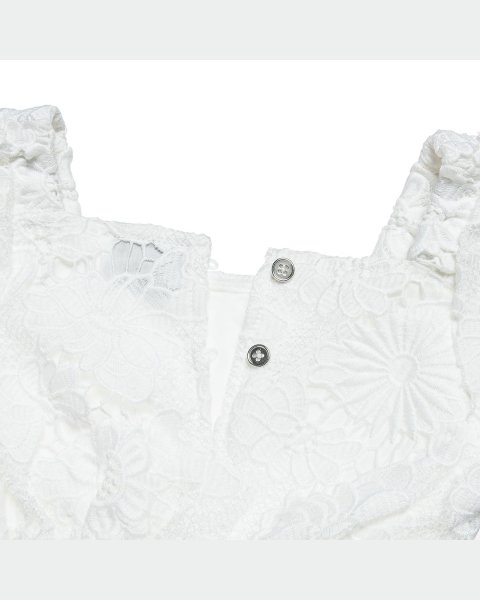 Dress with cutwork embroidery (12 months-5 years)
