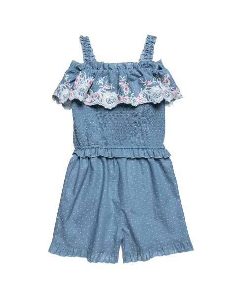 Playsuit with embroidery (12 months-5 years)