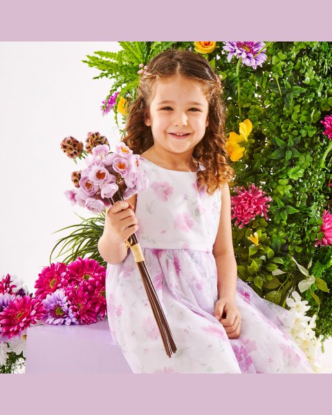Tulle floral dress (12 months-5 years)