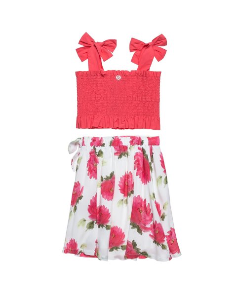 Set cropped top, skirt and headband (6-14 years)