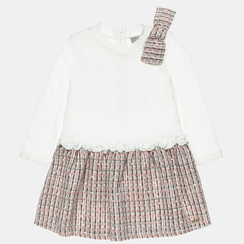 Knitted dress with ruffles  (12 months-5 years)