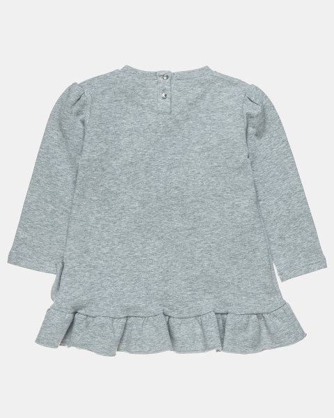 Dress cotton fleece blend with feux fur detail (12 months-5 years)