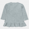 Φόρεμα φούτερ με γούνινη λεπτομέρεια (12 μηνών-5 ετών)