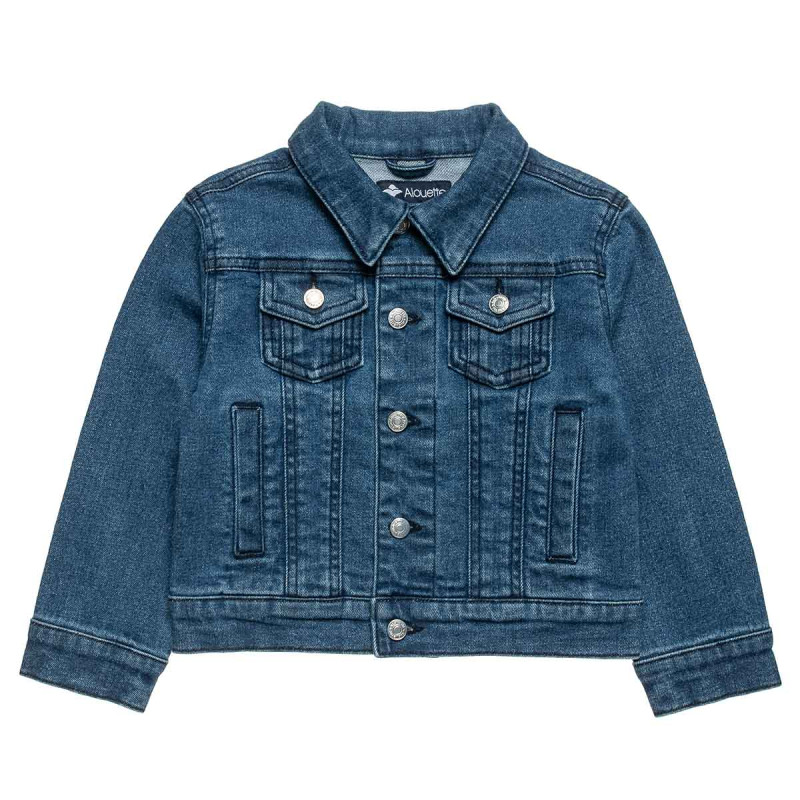 Denim jacket with pockets (18 months-5 years)