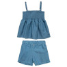 Denim set with embroidery (18 months-5 years)