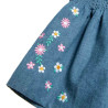 Denim set with embroidery (18 months-5 years)
