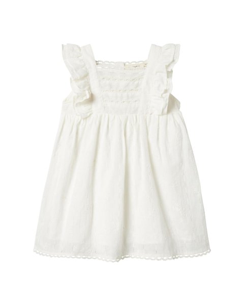 Φόρεμα Lil'Atelier 100% organic cotton με κεντητά στοιχεία  (2-7 ετών)