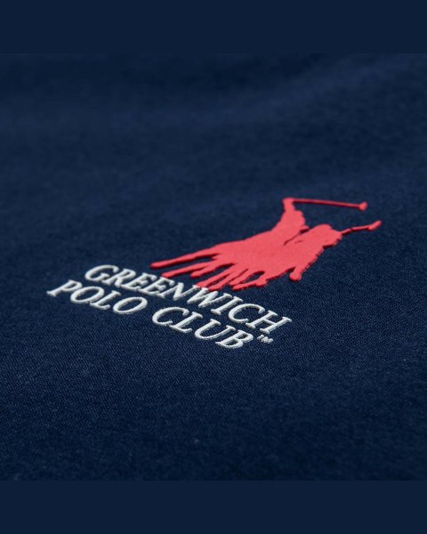 Μπλούζα Greenwich Polo Club με ανάγλυφο logo (6-16 ετών)