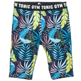 Κολάν biker Gym Tonic φλοράλ (6-16 ετών)