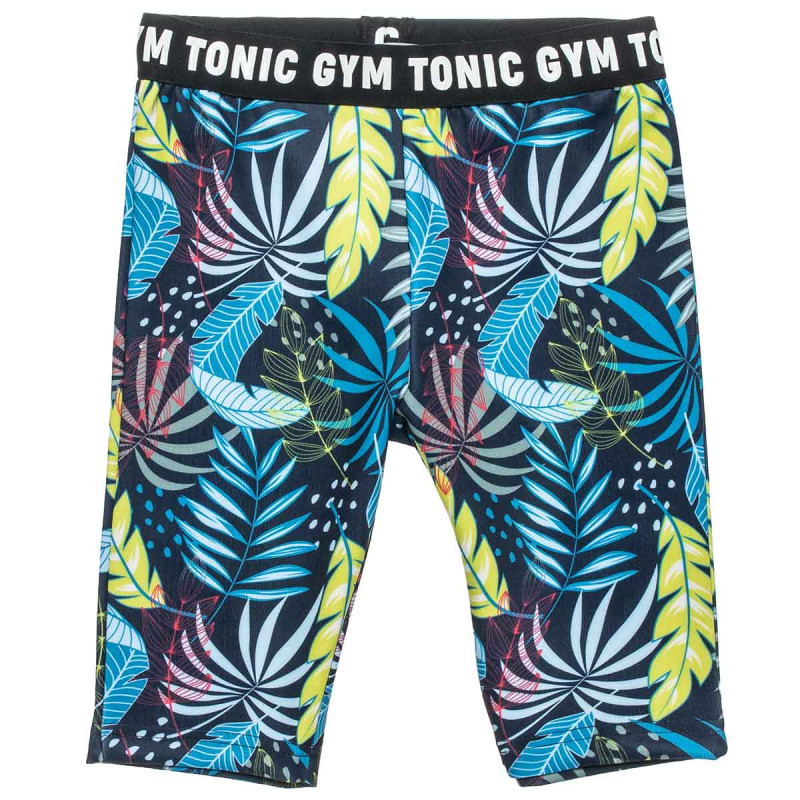 Κολάν biker Gym Tonic φλοράλ (6-16 ετών)