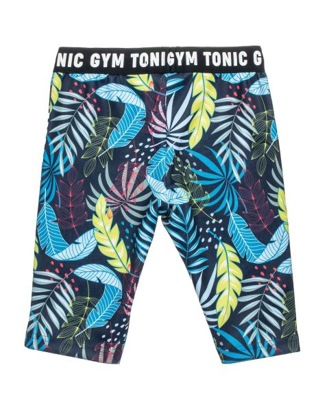 Κολάν biker Gym Tonic φλοράλ (6-16 ετών)