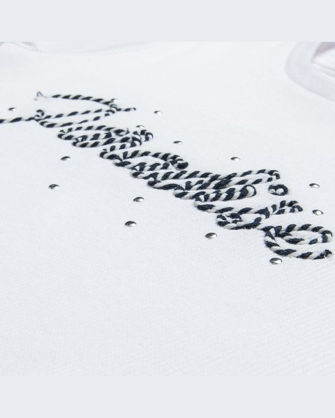 Top with embossed embroidery (6-16 years)