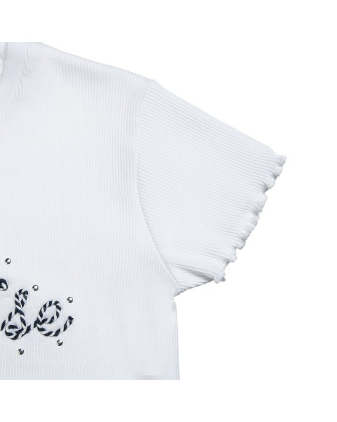 Top with embossed embroidery (6-16 years)