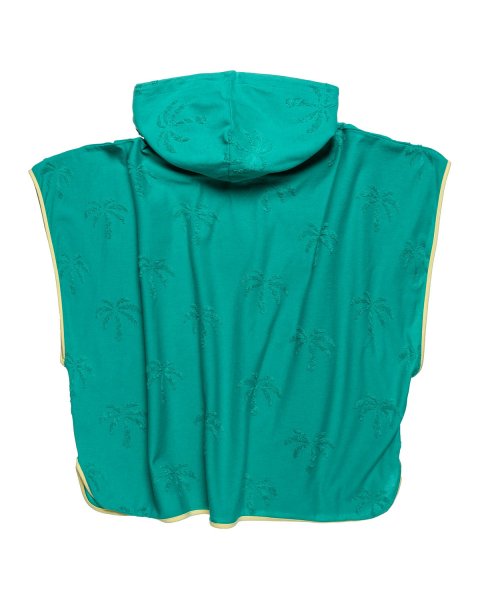 Poncho with embossed elements