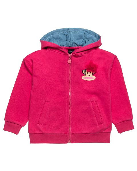 Zip hoodie Paul Frank with print and embroidery (12 months-5 years)