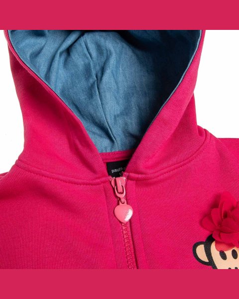 Zip hoodie Paul Frank with print and embroidery (12 months-5 years)