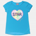 Μπλούζα Five Star με διπλή παγιέτα και glitter λεπτομέρεια (6-16 ετών)