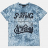 T-Shirt tie dye with surf print (6-16 years)