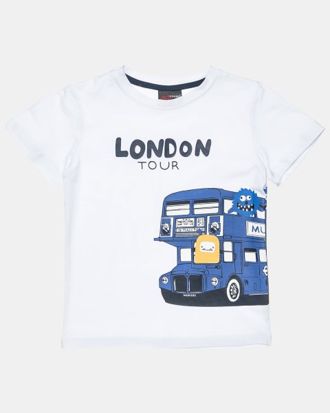T-Shirt Moovers with print design London tour (12 months-5 years)