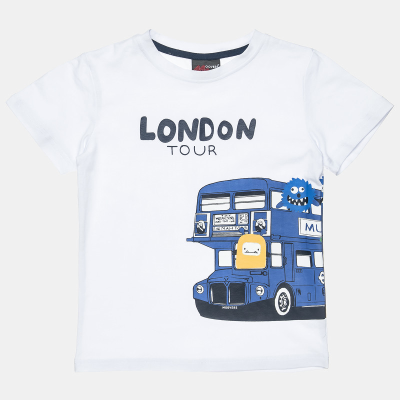 T-Shirt Moovers with print design London tour (12 months-5 years)