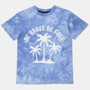 T-Shirt tie dye with palm trees print (6-16 years)