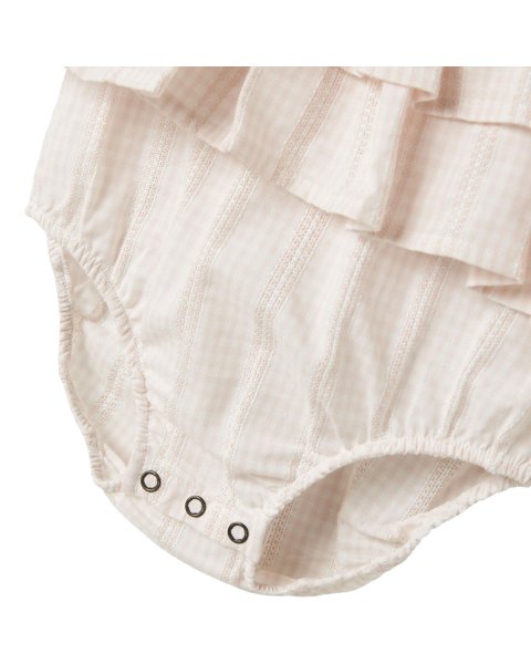 Babygrow Lil'Atelier 100% organic with ruffles (1-18 months)