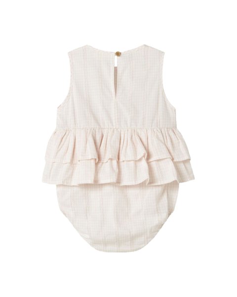 Babygrow Lil'Atelier 100% organic with ruffles (1-18 months)