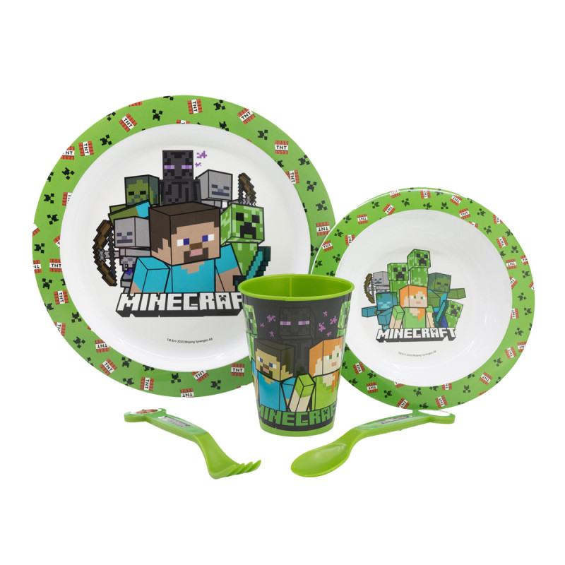 Food set Minecraft 5pcs (4+ years)