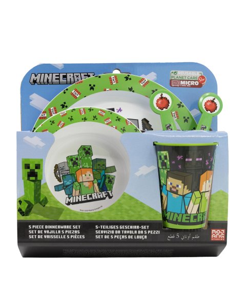 Σετ φαγητού Minecraft 5τμχ (4+ ετών)
