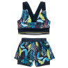 Set Gym Tonic with floral pattern (6-16 years)