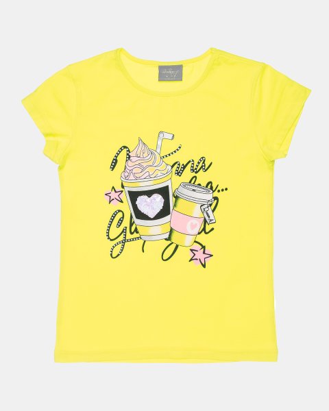 Top with glitter and sequin detail (6-14 years)