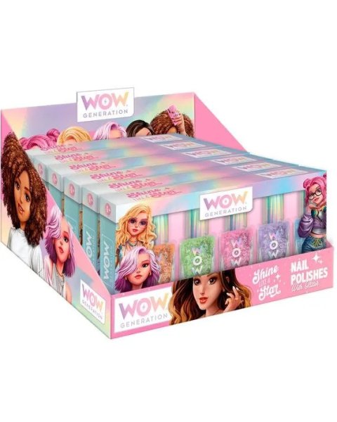 Pastel nail polishes set of 5 pcs Wow Generation