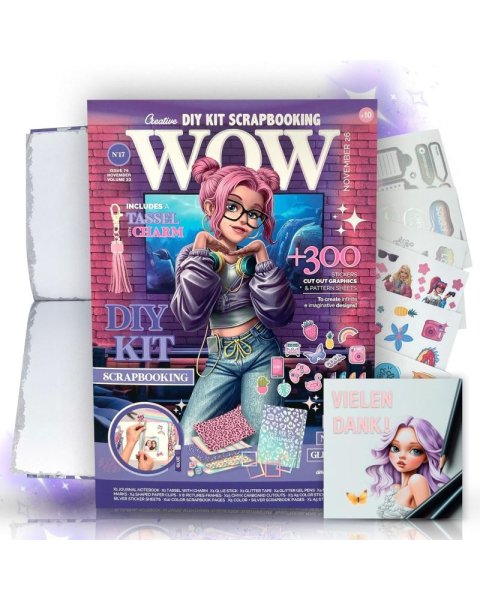 Κουτί δημιουργίας λευκώματος Wow Generation