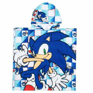 Πόντσο θαλάσσης Sonic the Hedgehog 120x60εκ.