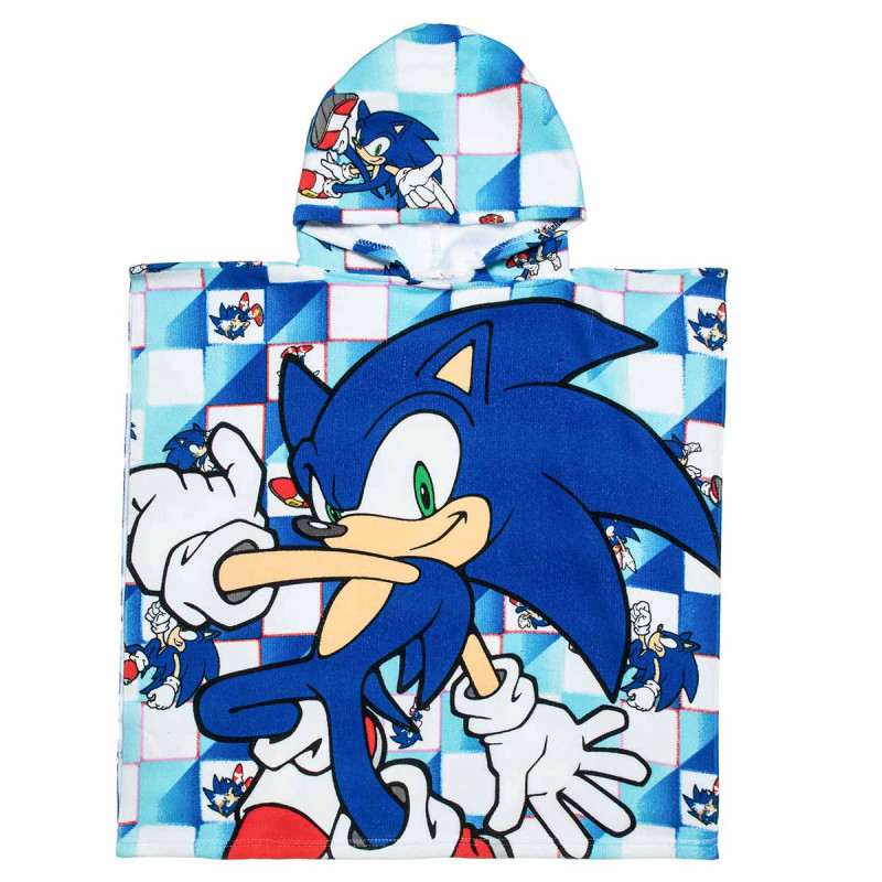 Πόντσο θαλάσσης Sonic the Hedgehog 120x60εκ.