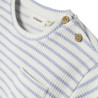 Μπλούζα Lil'Atelier ρίμπ organic cotton (2-7 ετών)