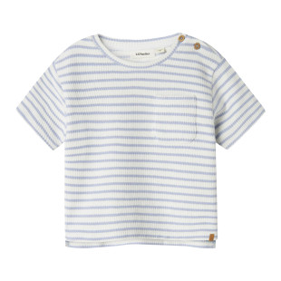 Μπλούζα Lil'Atelier ρίμπ organic cotton (2-7 ετών)