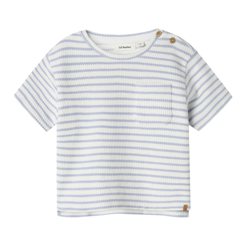 Μπλούζα Lil'Atelier ρίμπ organic cotton (2-7 ετών)