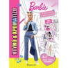 Barbie Book A World Full of Glitter (Dress Up & Color)
